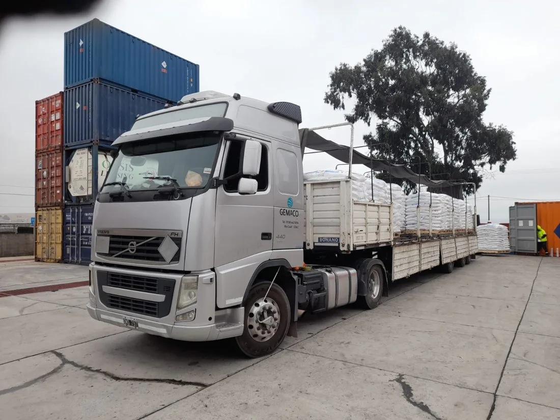 Flota y operaciones de Transporte GEMACO